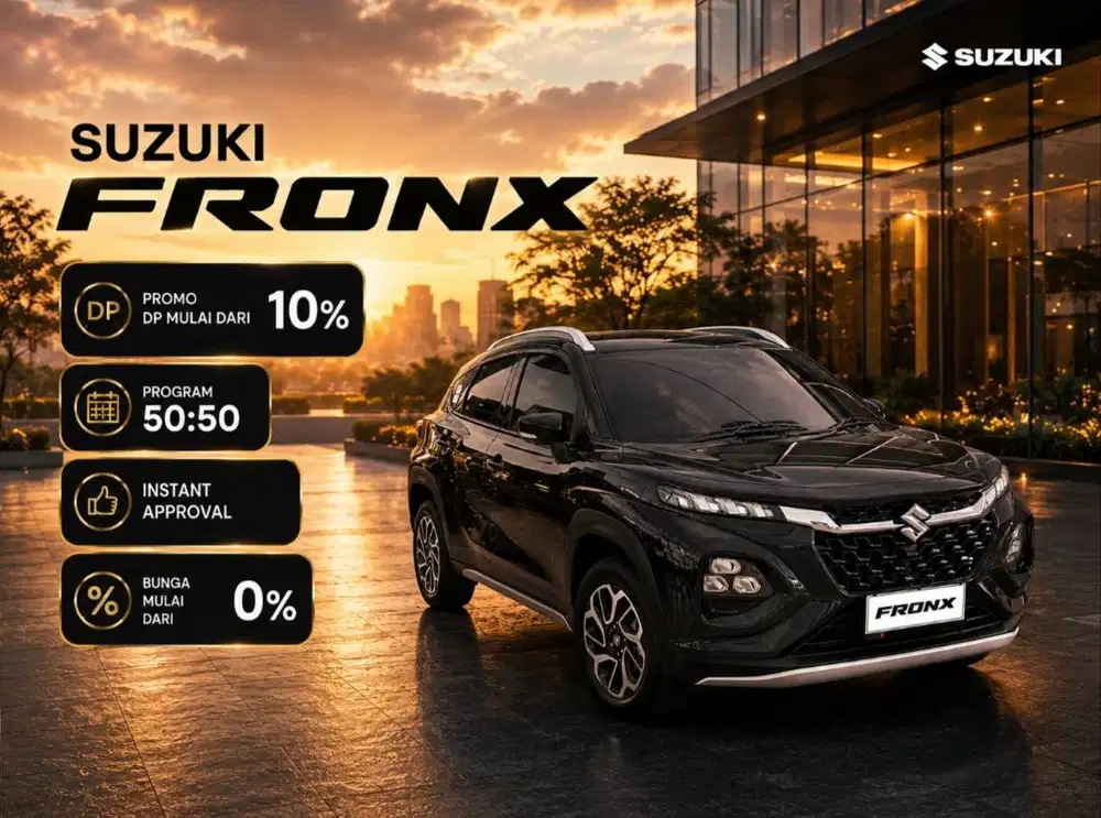 Suzuki Fronx SGX GX GL at mt kredit cash mobil Baru 2026 promo