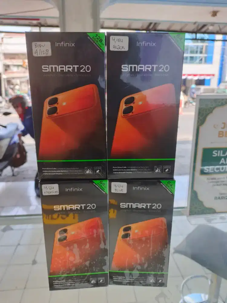 Infinix Smart 20 segelbox resmi