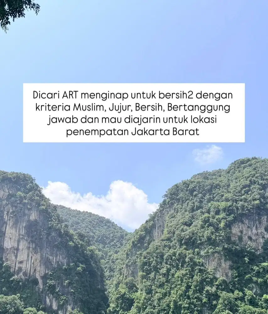LOKER ART Menginap
