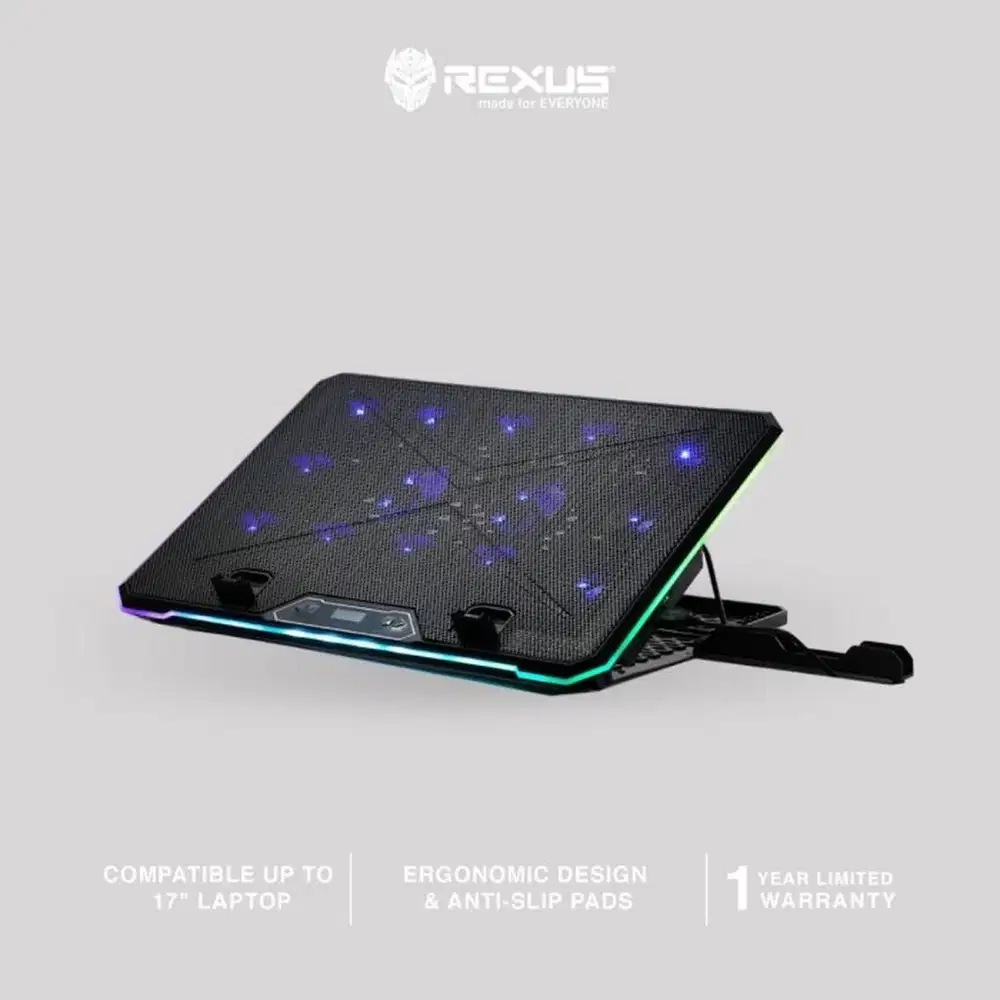 Rexus B165 B 165 B-165 Fan laptop Cooling Pad Breeze Laptop High Speed