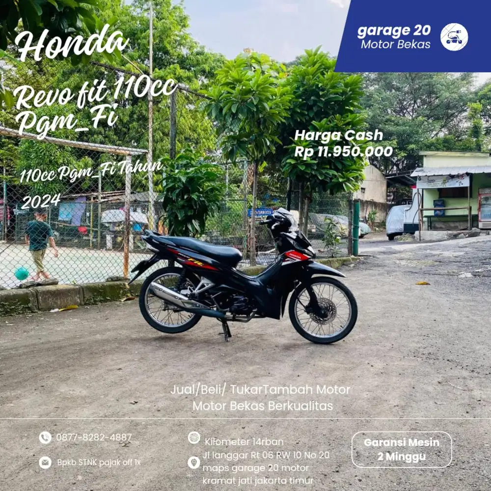 Honda Revo Fit 110cc Pgm_Fi Tahun 2024