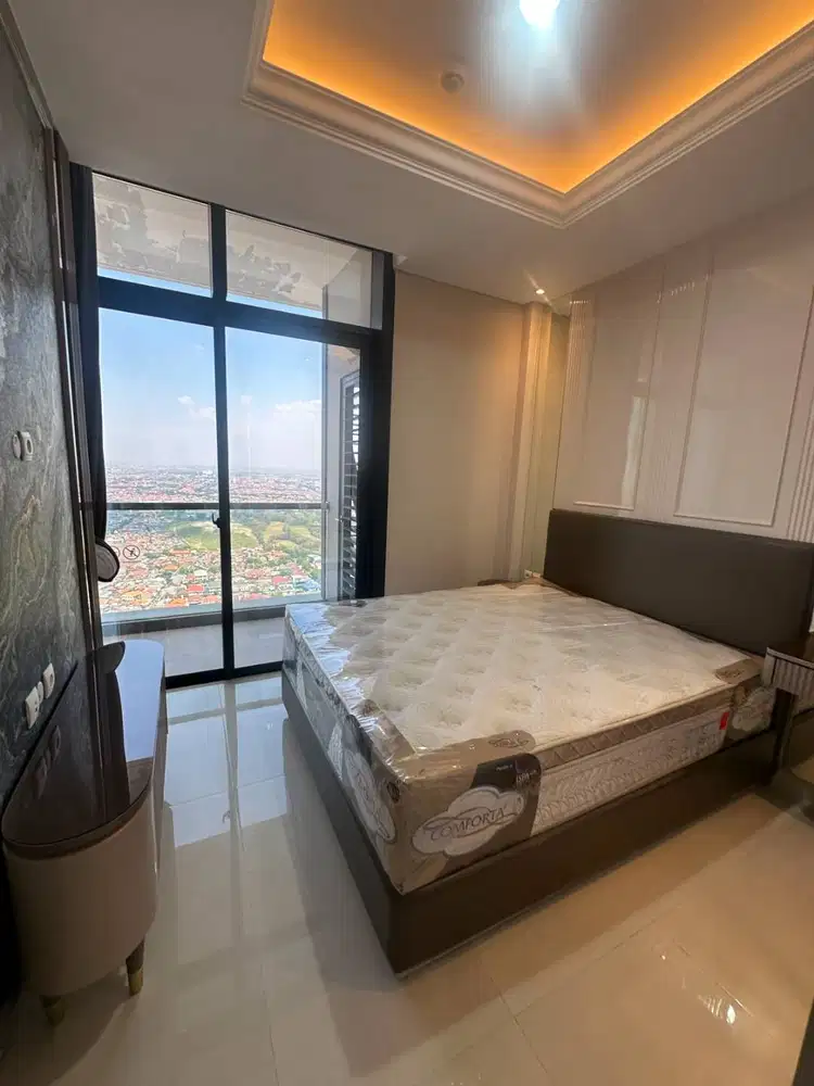 Dijual Apartemen Sky Residence CW 2BR Full Furnish Baru Gress Surabaya