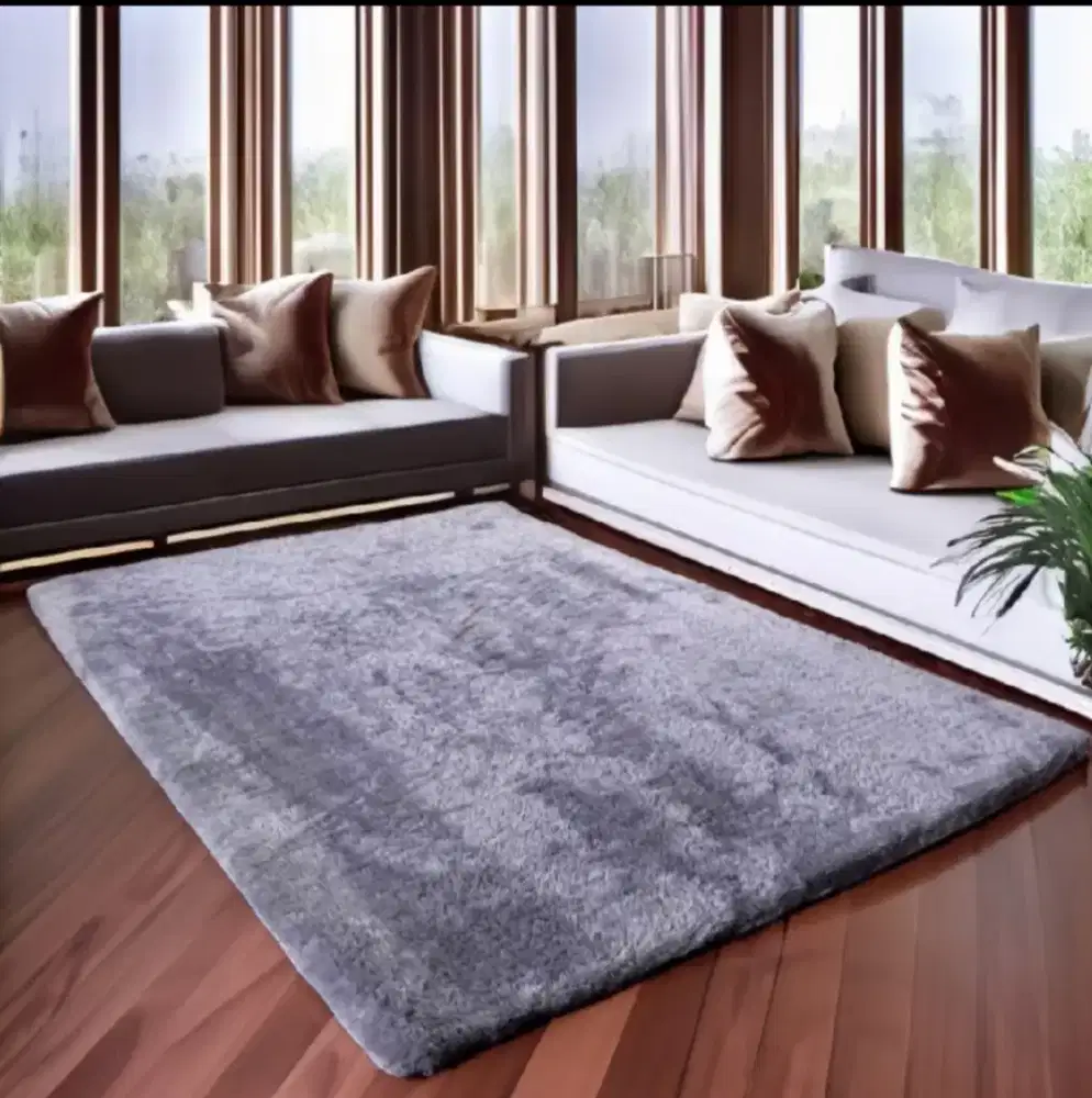 Karpet bulu Rasfur empuk 200x120x3,5 cm
