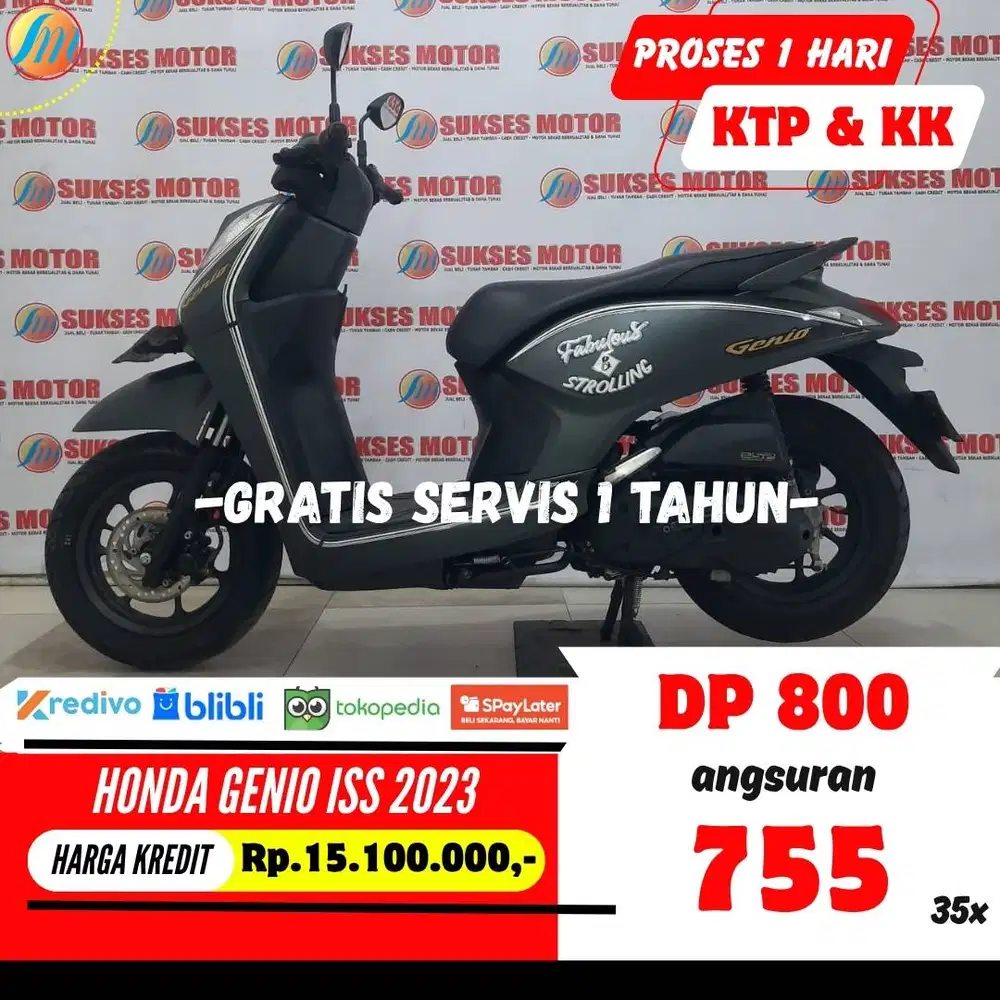 DP CUMA 800RIBU HONDA GENIO ISS 2023 ANGSURAN SANGAT RENDAH BERGARANSI