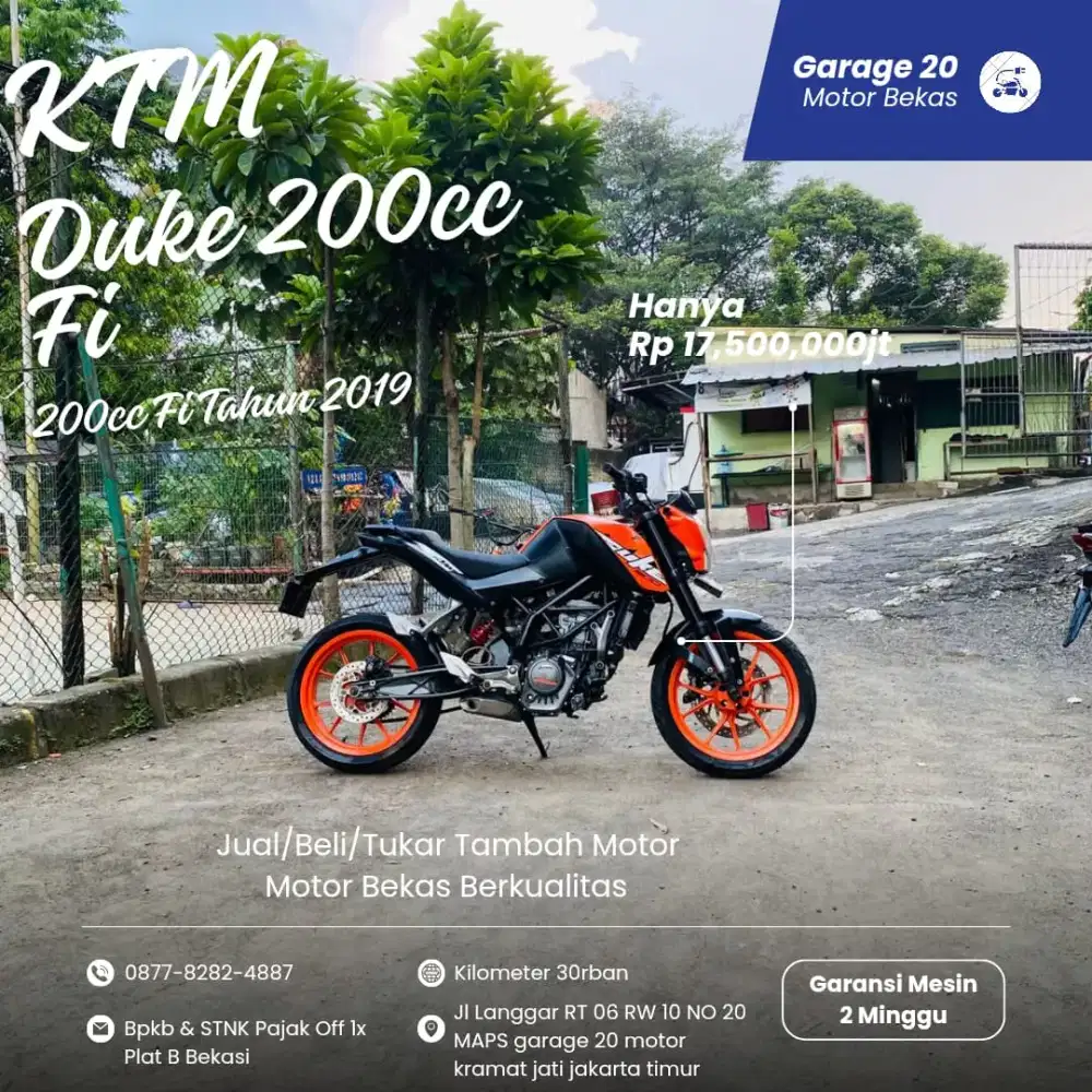 KTM Duke 200cc Fi Tahun 2019