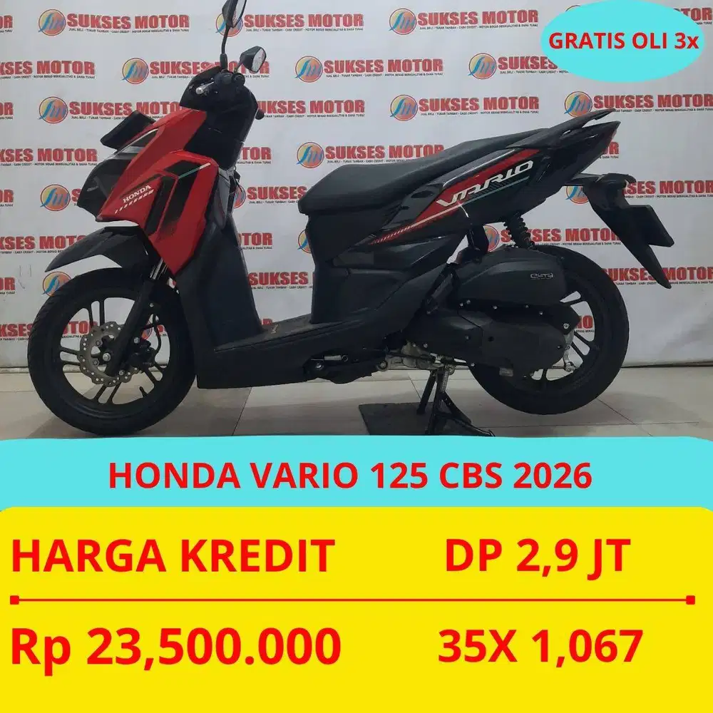 HONDA VARIO 125 CBS 2026 DP MURAH 2,9 JUTA GUYSS