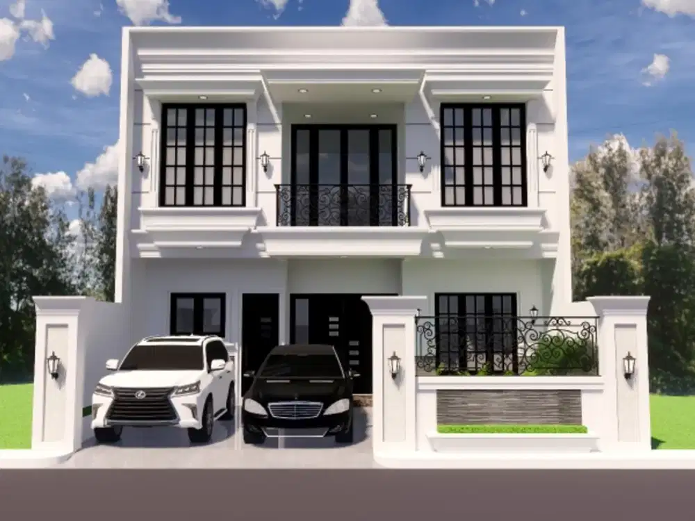 RUMAH BARU MEWAH SIAP HUNI DI KOMPLEK PONDOK BAMBU