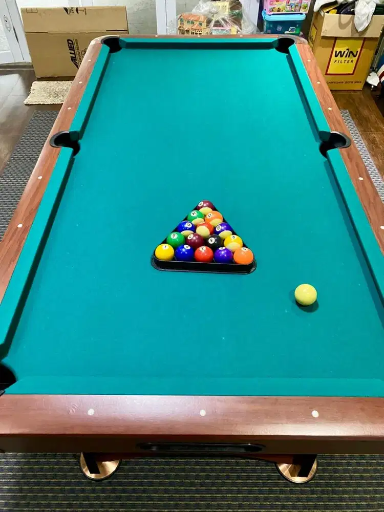 Meja Billiard Knight Shot Dubai 7 ft Premium Quality & Full Accessoris