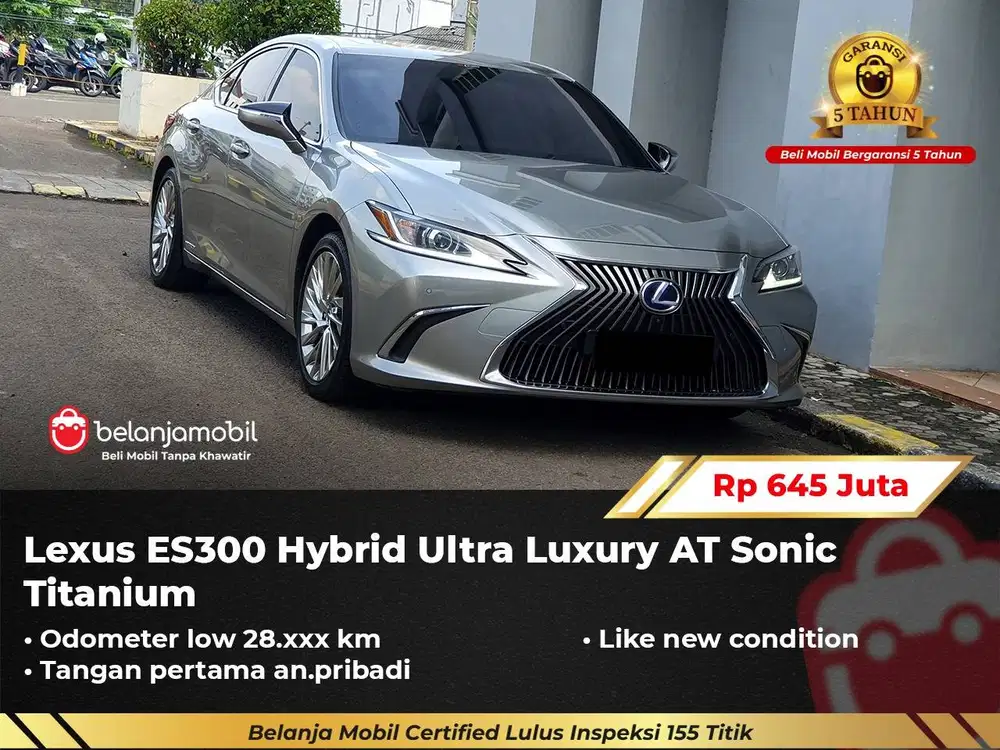 [ LOW KM 28RB ] Lexus ES300 ES 300 Hybrid Ultra Luxury 2020/2021