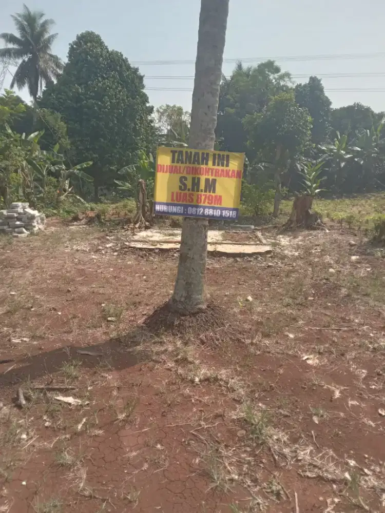 Tanah Dijual/Di Kontrak kan di Tajur Halang Bogor