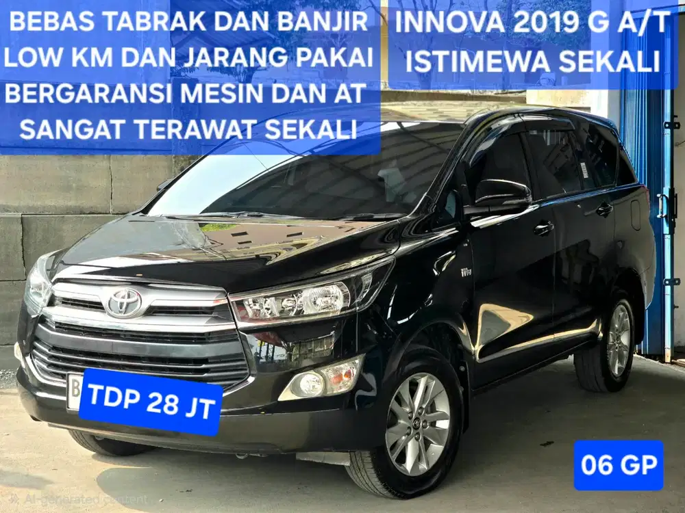 Toyota Kijang Innova Reborn 2019 G AT Automatic model 2018 V 2017 lux