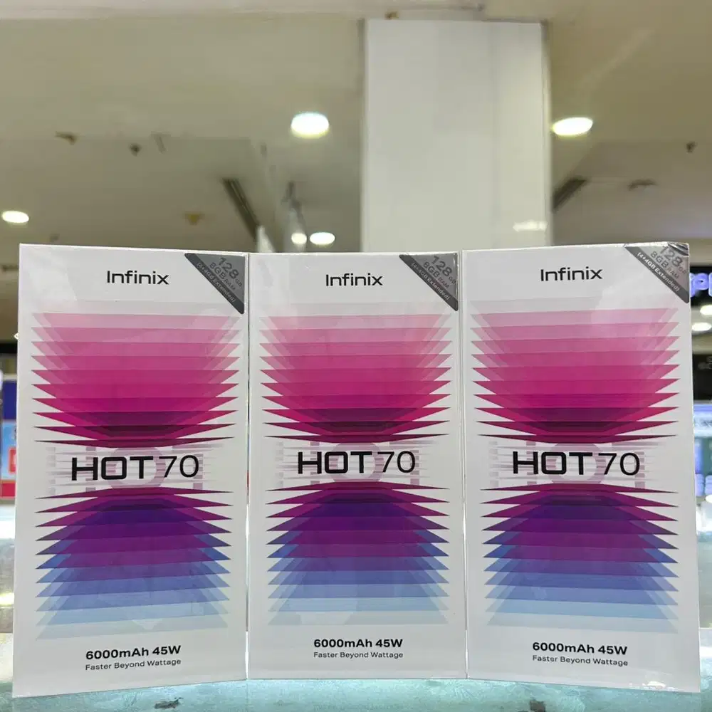INFINIX HOT 70 4/128GB GARANSI RESMI NEW (SEGEL ORI)
