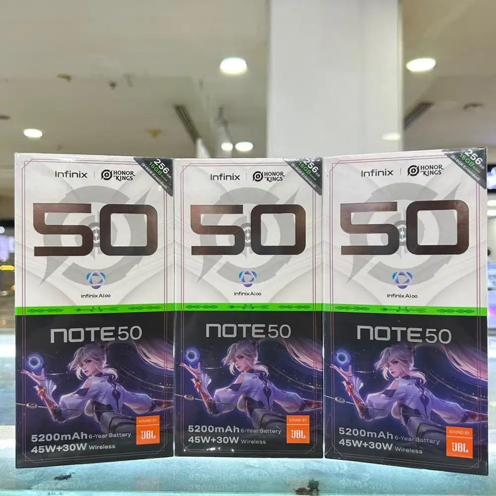 INFINIX NOTE 50 8/256GB GARANSI RESMI NEW (SEGEL ORI)
