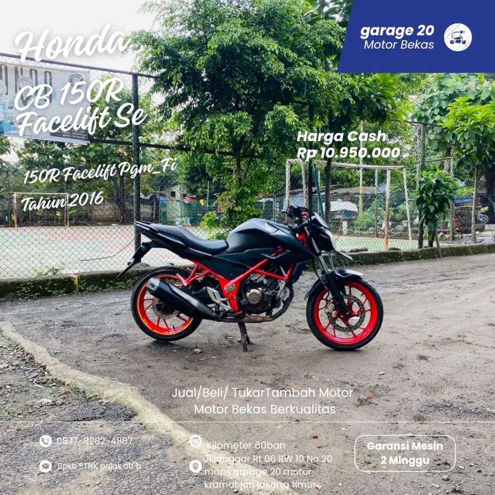 Honda Cb 150R Facelift Se Pgm_Fi Tahun 2016