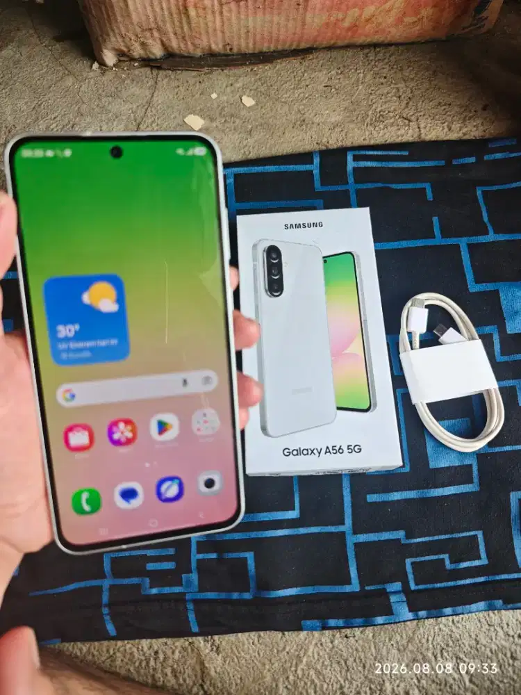 Samsung A56 8/256 Fullset ori segel mulus istimewa