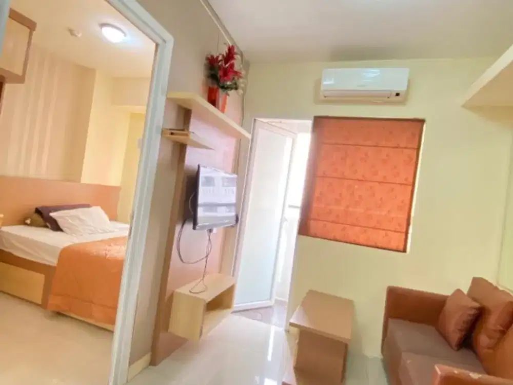 Dijual Apartemen Green Pramuka Siap Huni Atas Mall Murah Bu Nyaman Deket Kampus,Sekolahan,MRT