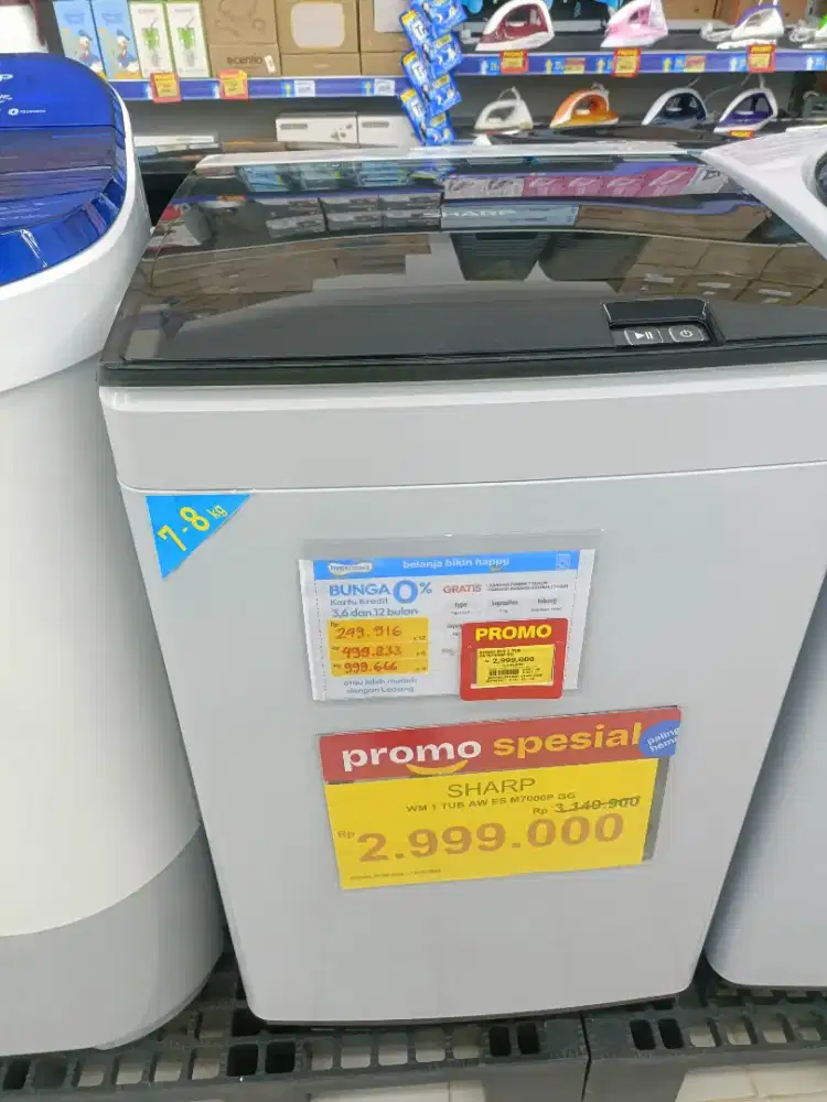 Promo Cicilan Mesin Cuci Sharp tanpa DP dengan INDODANA Syarat KTP