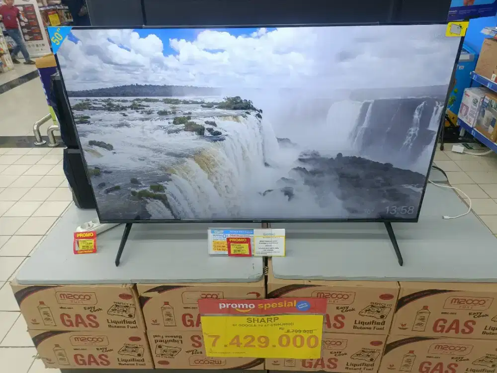 Promo Cicilan GOOGLE TV Sharp tanpa DP dengan INDODANA Syarat KTP