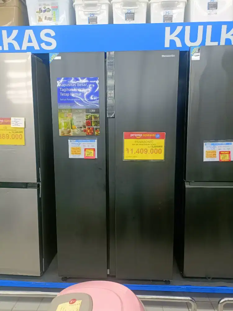 Promo CICILAN Kulkas Panasonic, LG, Aqua Tanpa DP dengan INDODANA