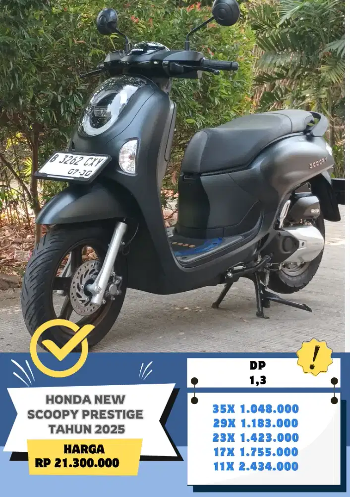 HONDA NEW SCOOPY PRESTIGE TAHUN 2025 KM 5RB