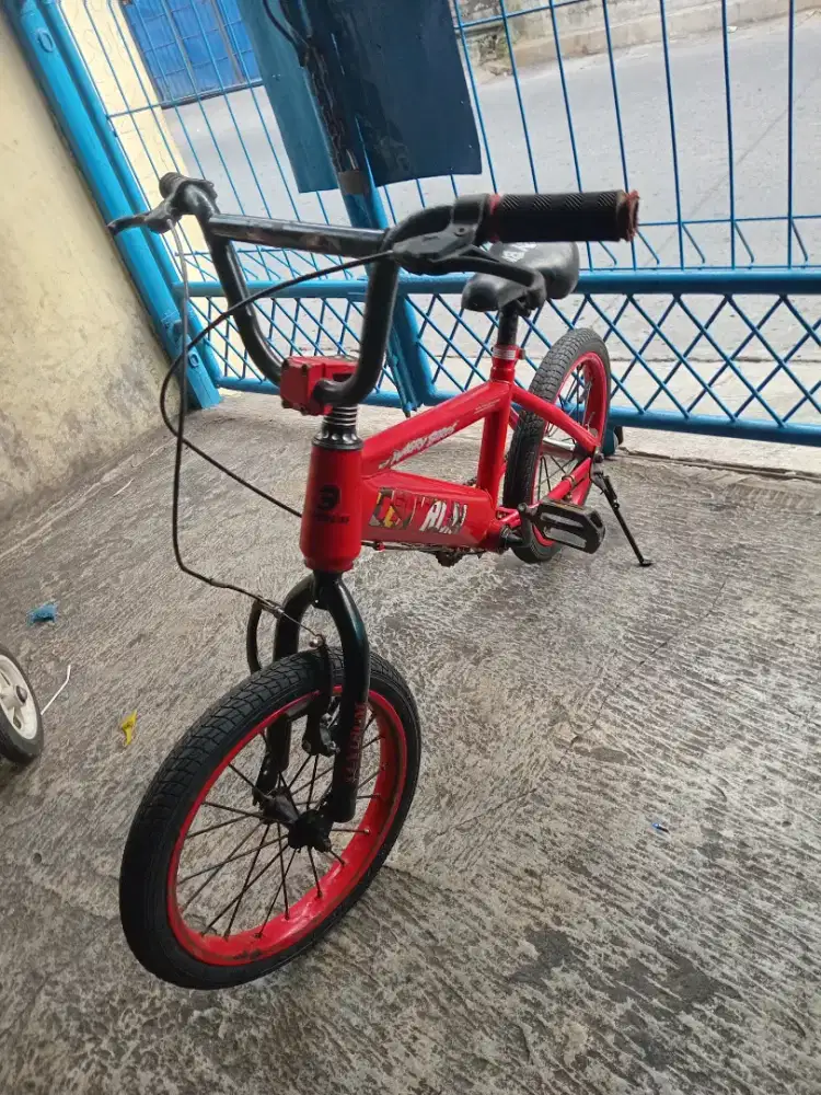 Sepedah anak ukuran 16x175  siap pake