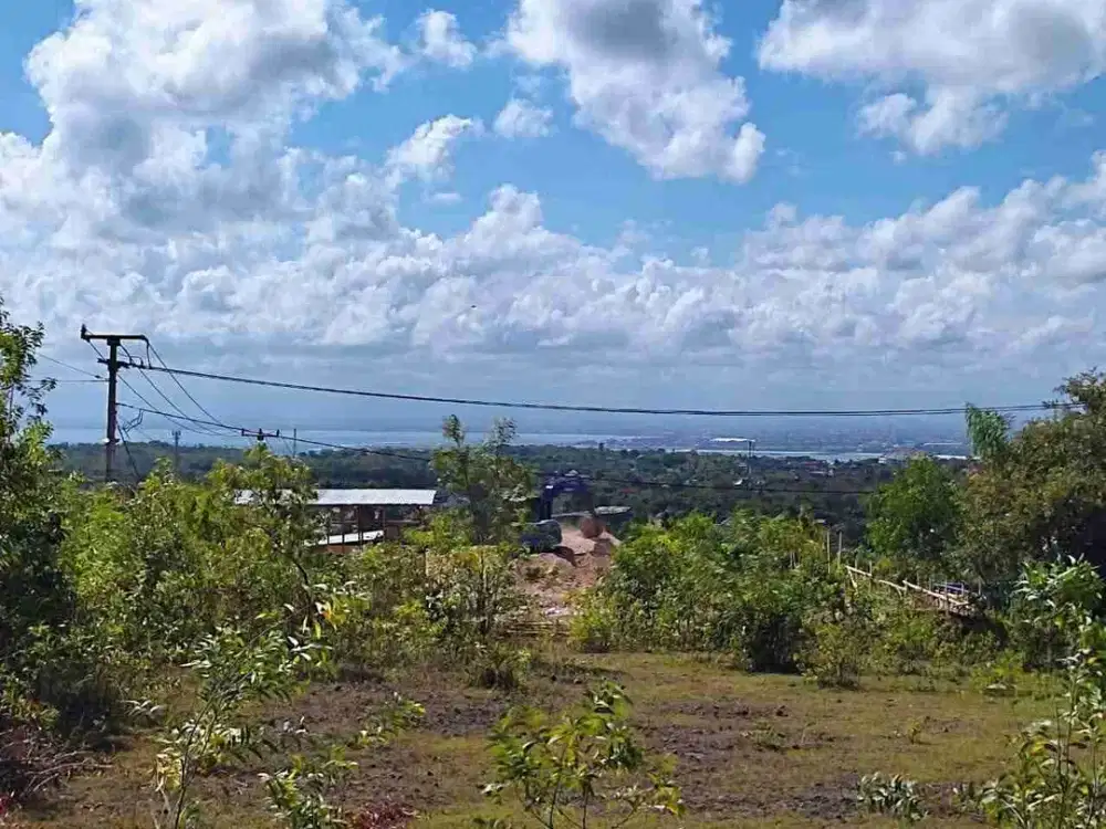 Tanah bagus lantai 2 dapat view laut sangat cocok untuk bangun villa