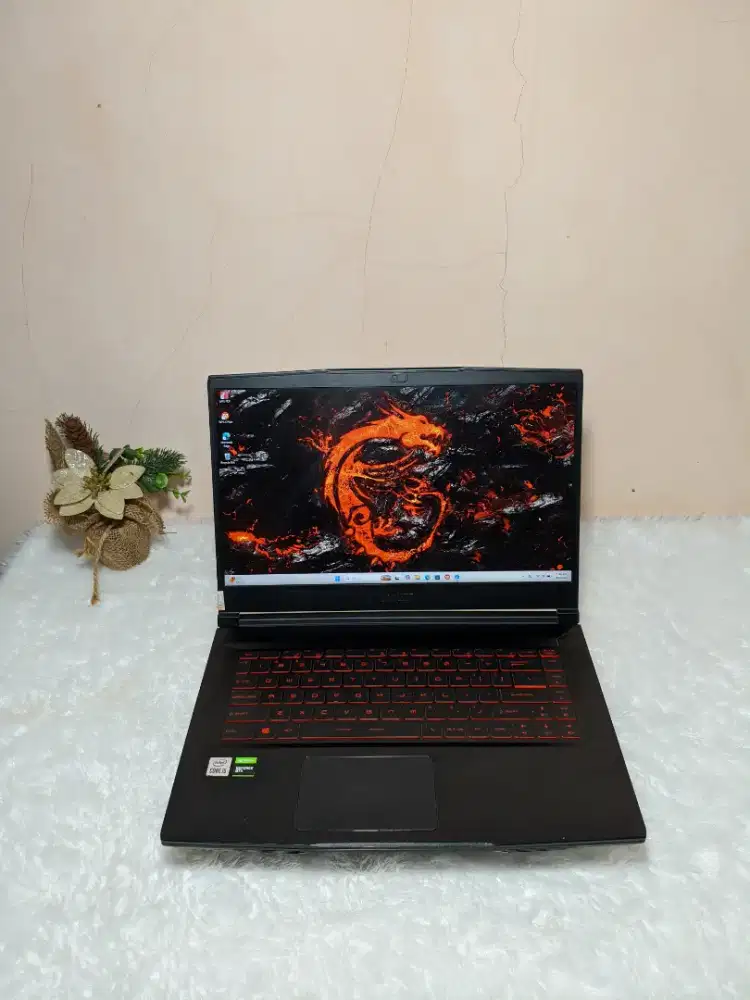 Msi thin Gf63 10Sc core i5 10500H Gen10 Nvidia GTX 1650 Maxq 4GB 8/512