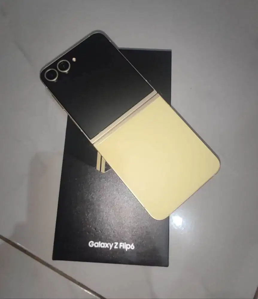Samsung Flip 6 Yellow 256 GB ORI SEIN