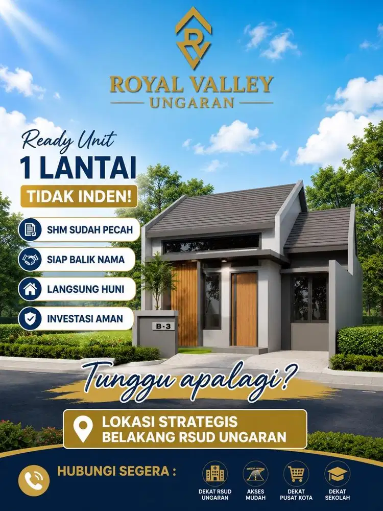 Rumah Ready 1 Lantai Belakang RSUD ungaran