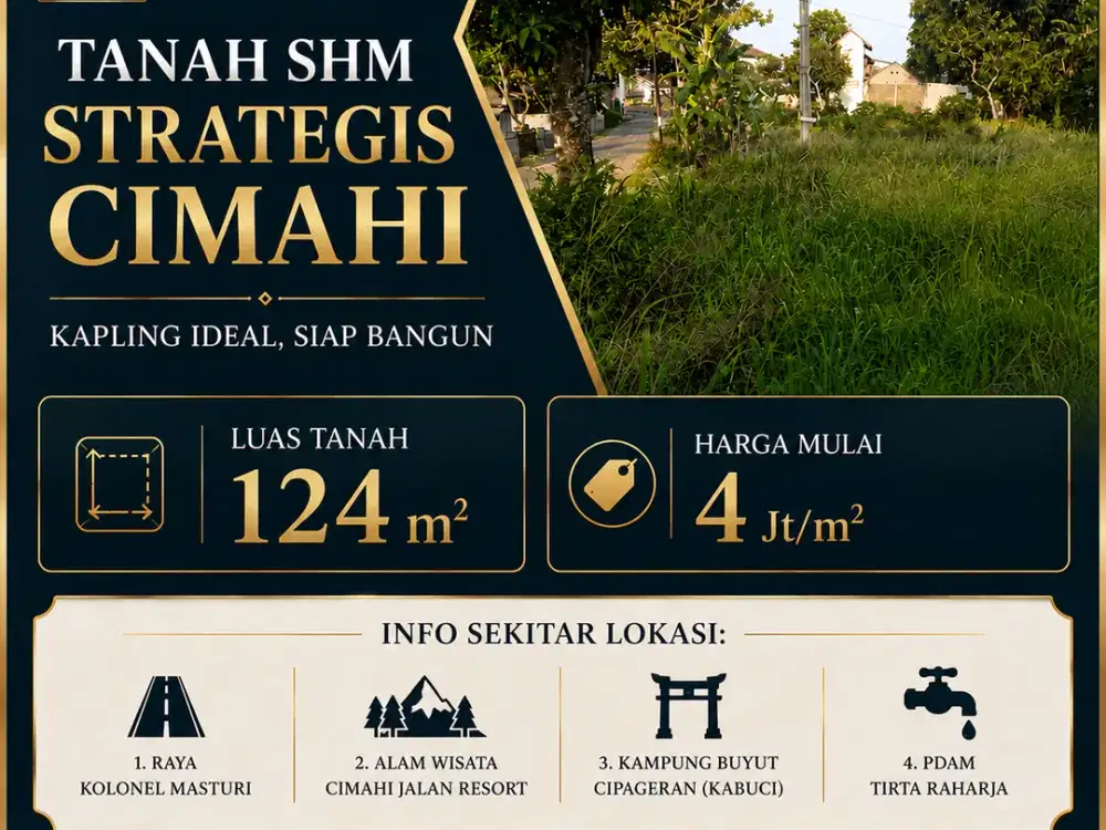 Tanah Kavling Cimahi | Siap Huni Lokasi Strategis