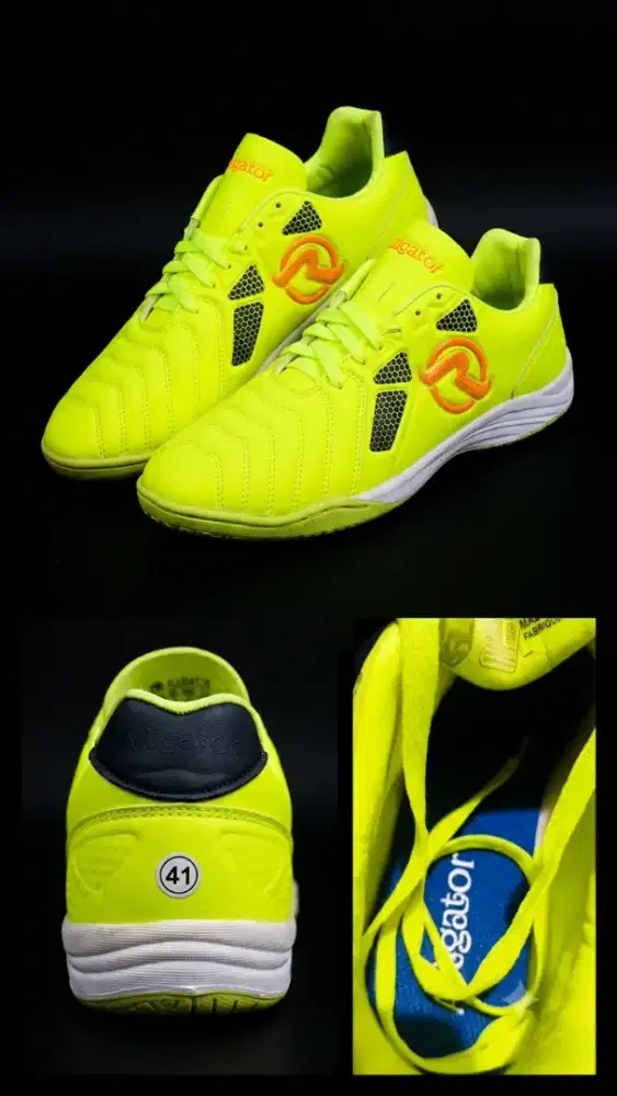 Sepatu futsal Aligator seperti baru orginal size 41