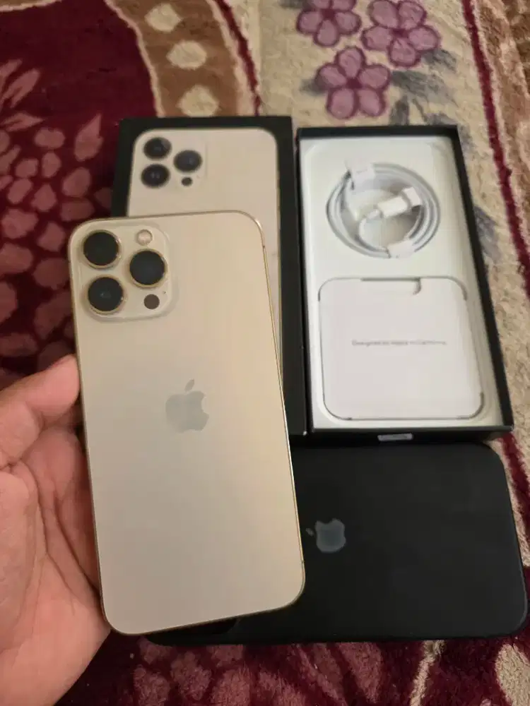 iPhone 13 pro max 128gb mulus like new,lengkap fulset,istimewa