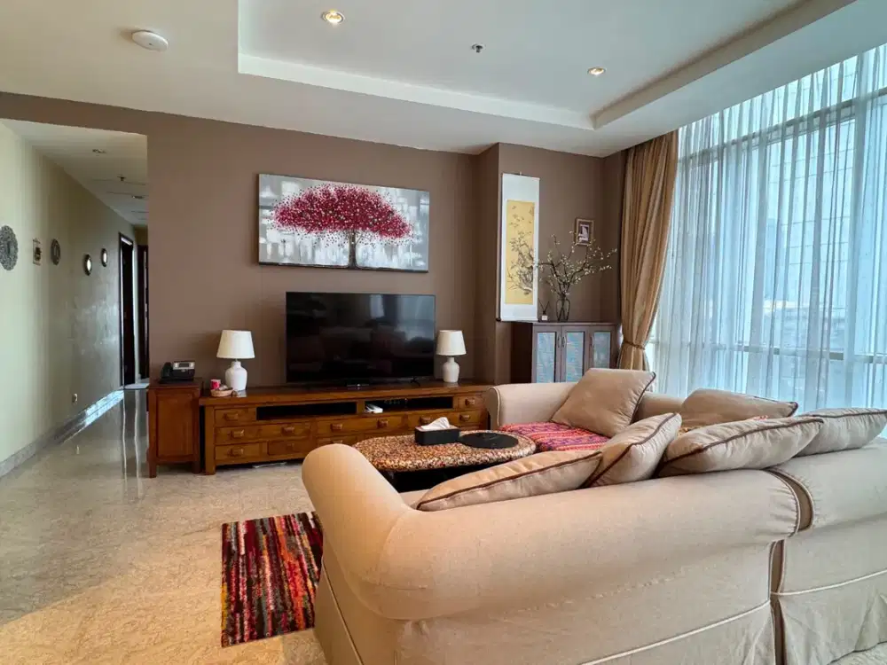 Dijual atau Disewakan Apartemen Oakwood Premiere Cozmoz Kuningan 3 BR Furnished Ready To Move I