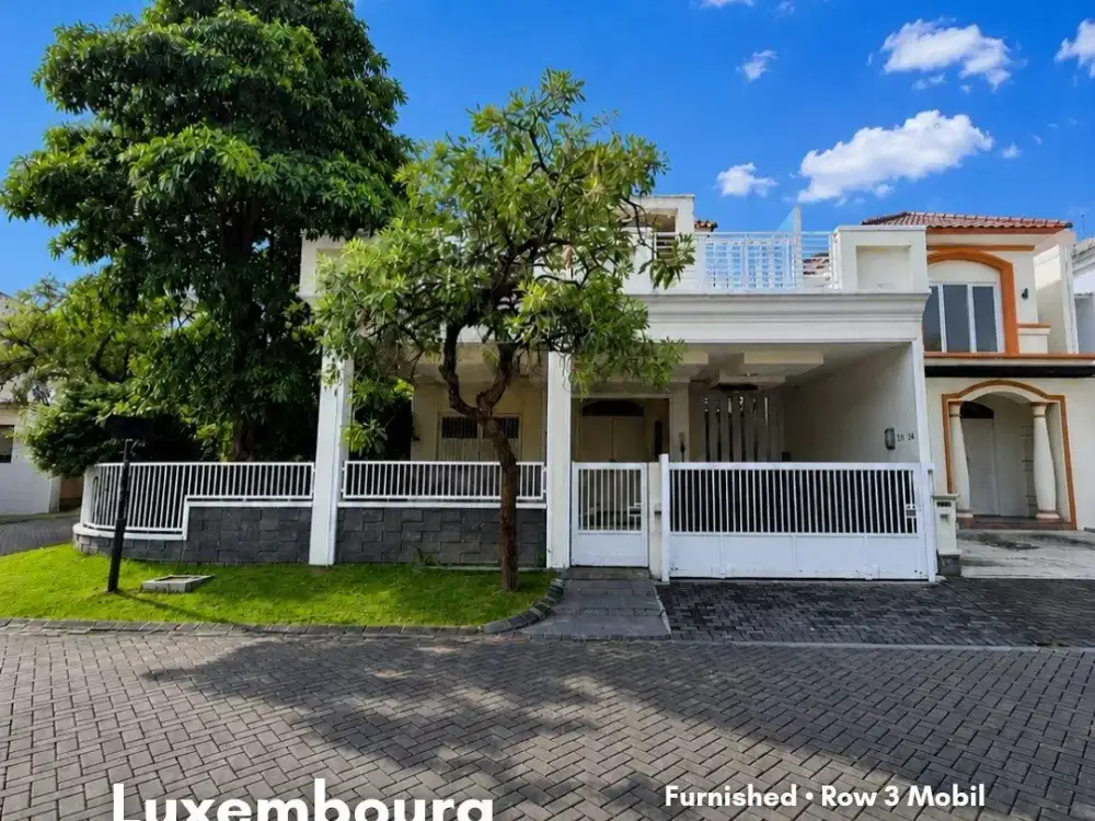Rumah Luxembourg, Wisata Bukit Mas  Murah • Furnished • Row 3 Mobil