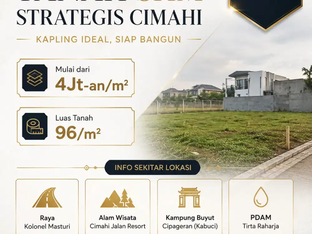 Survey Yuk! di Kolmas Cimahi Kapling Siap Bangun 4 Jutaan/m2