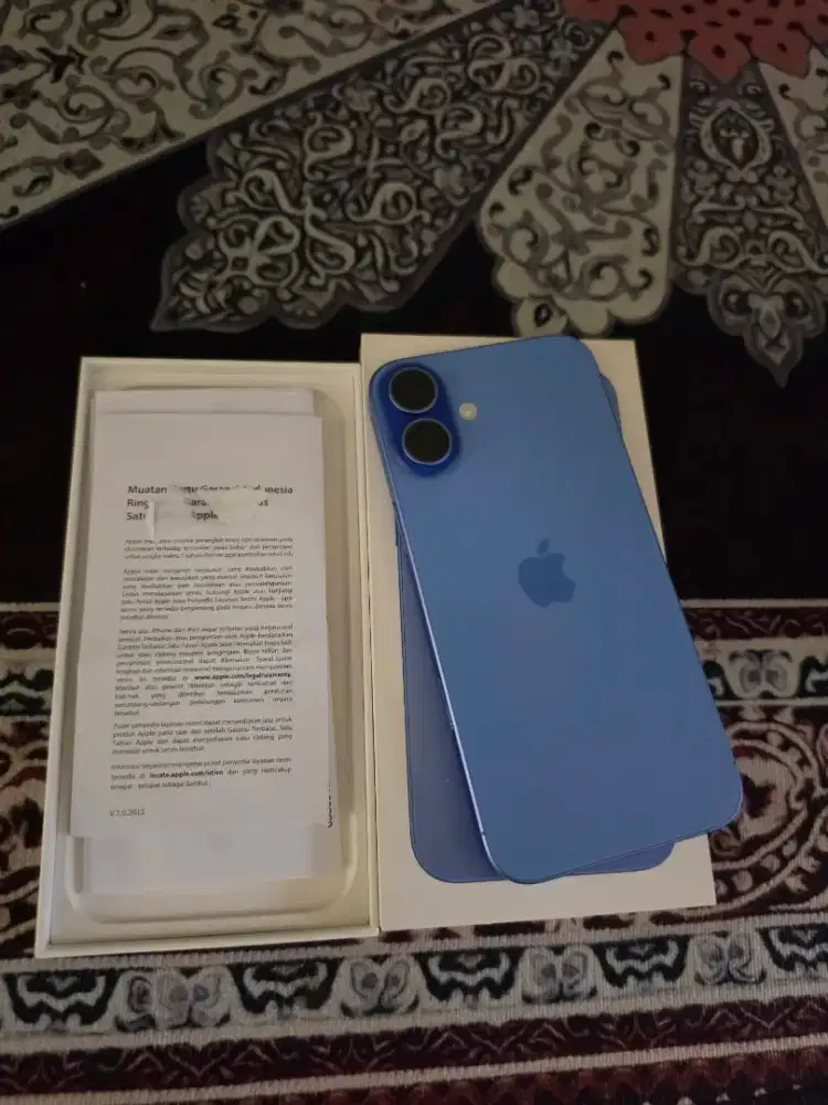 Iphone 16 plus 128gb ibox fullset like new