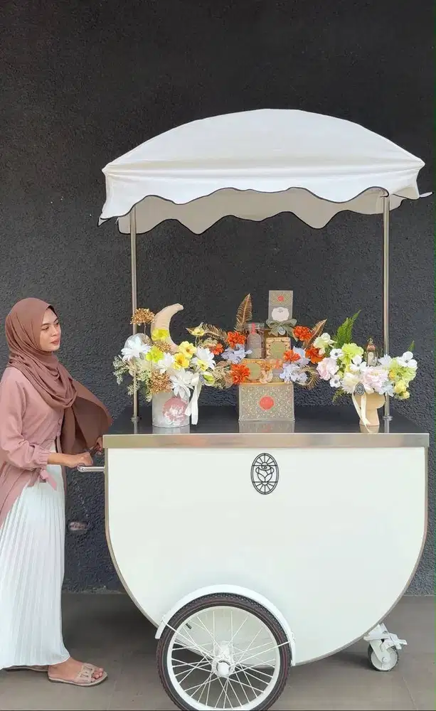 Gerobak Booth / Cart Custom Minimalist – Siap Pakai