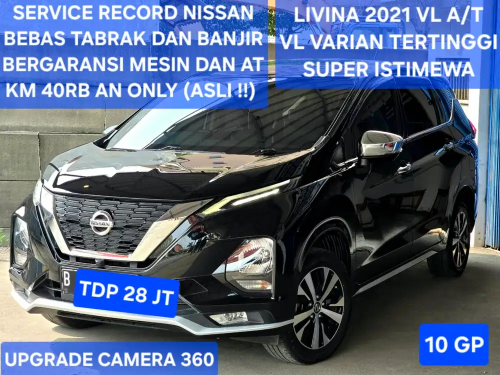 Nissan Livina 2021 VL Automatic AT model 2019 VE 2020 Black