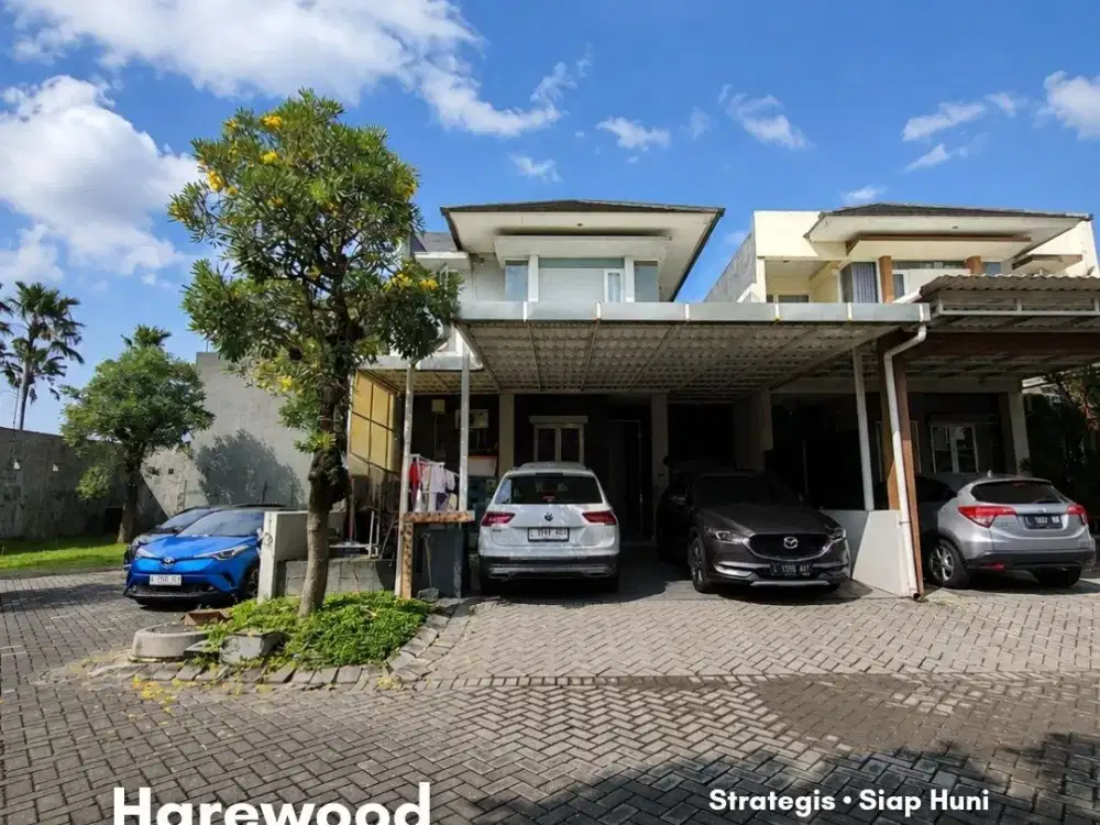 Rumah Harewood, Royal Residence Strategis • Siap Huni • Carport 2 • Row 3 Mobil