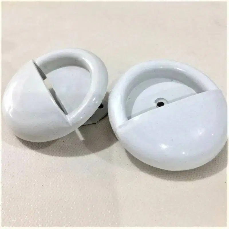 Gagang Tarikan Pintu Kamar Mandi PVC Bulat