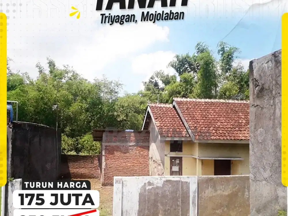 Tanah Bonus Bangunan Di Triyagan Regency Jual BU Harga Murah