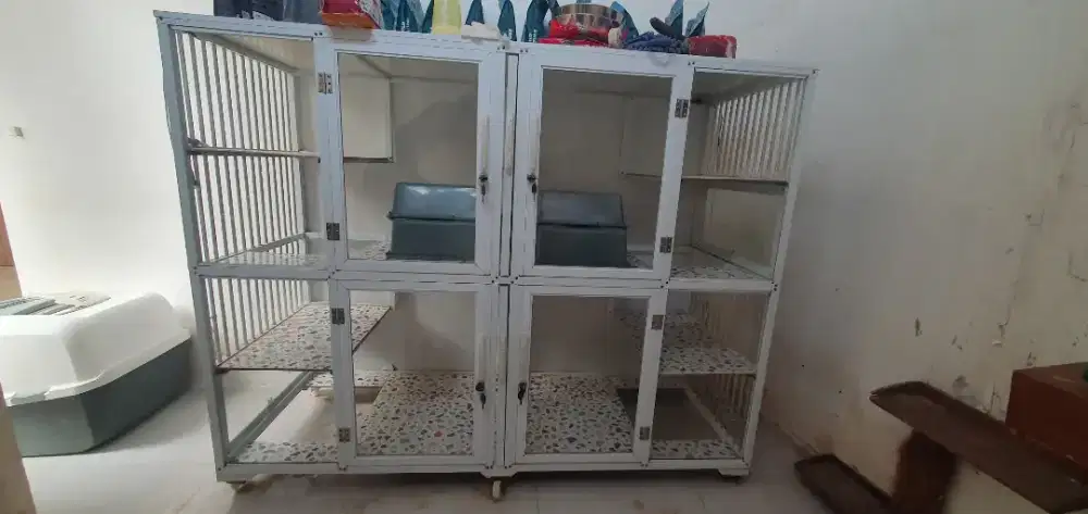 Kandang Kucing alumunium