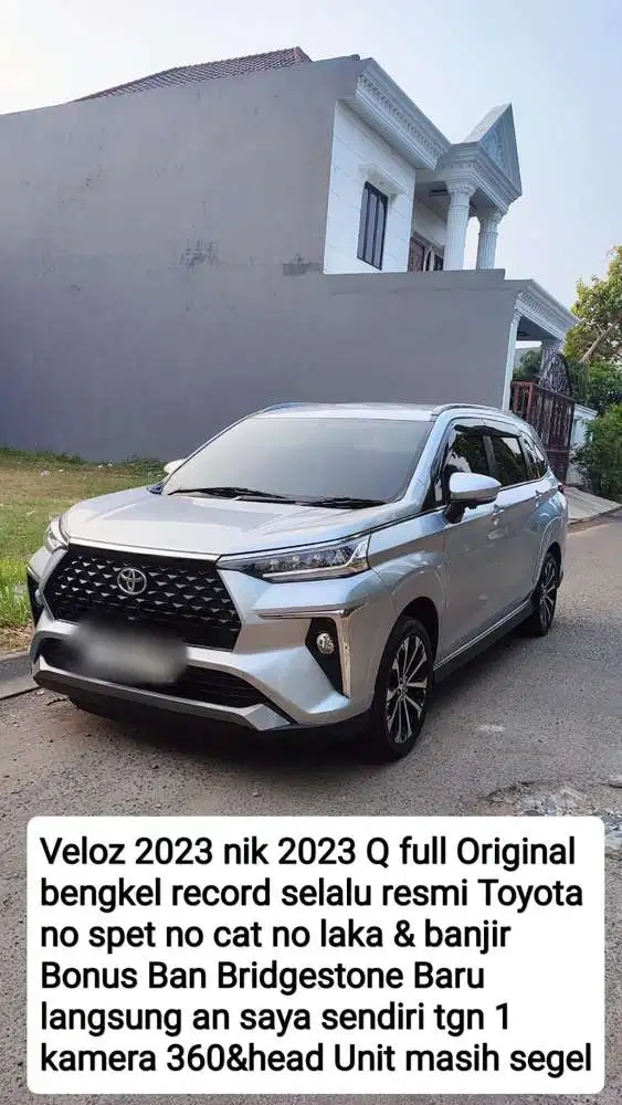 TOYOTA AVANZA VELOZ 2023 Q FULL ORI NO SPET BAN BARU 2025 BRIGSTONE