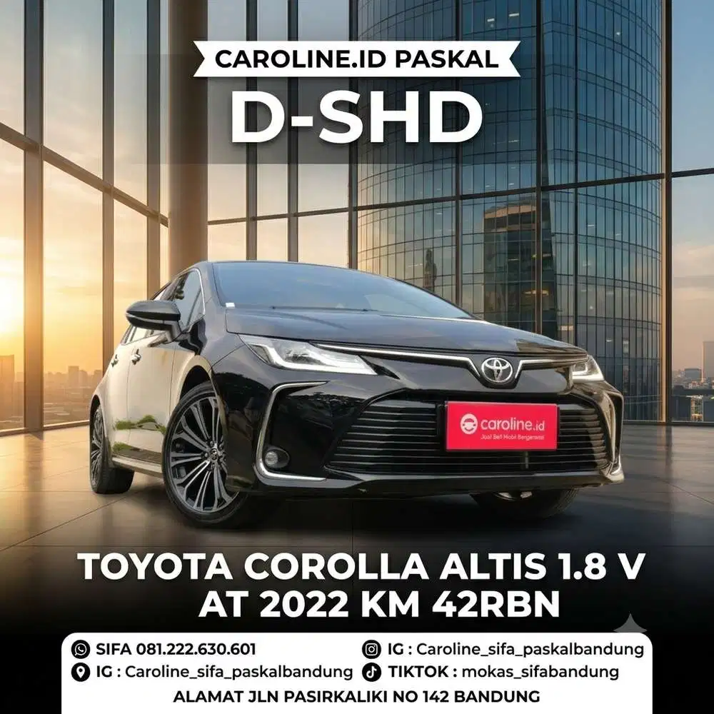 Toyota Corolla Altis 2022 Bensin