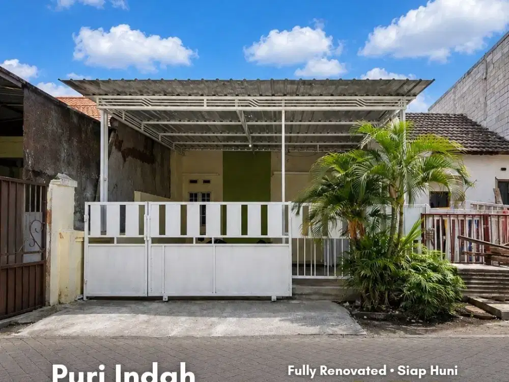 Rumah Puri Indah, Pandugo Siap Huni • Carport