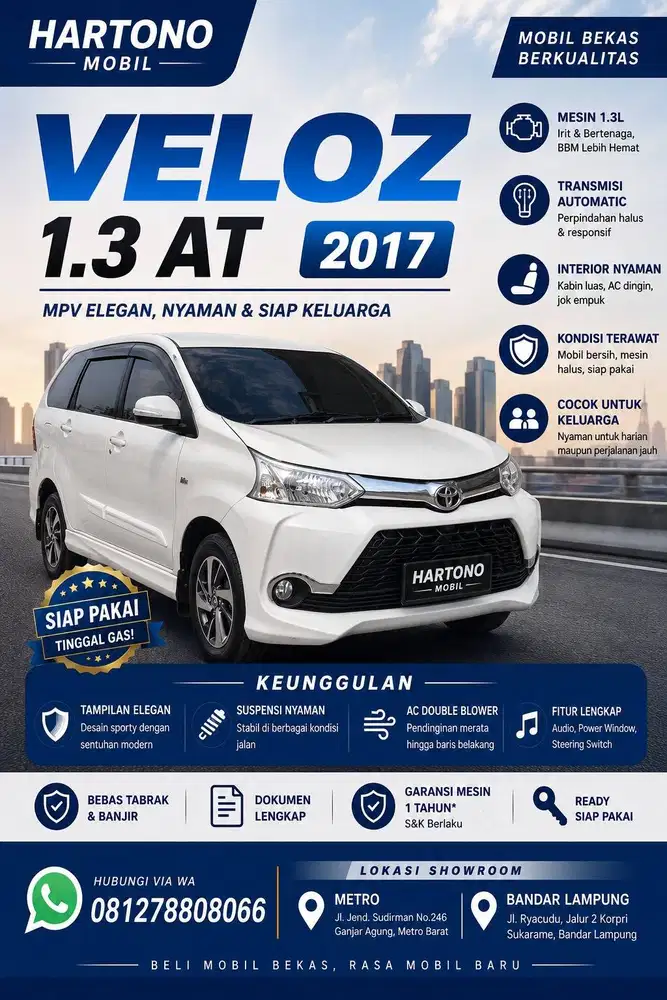 Veloz 1.5 Autimetik 2017