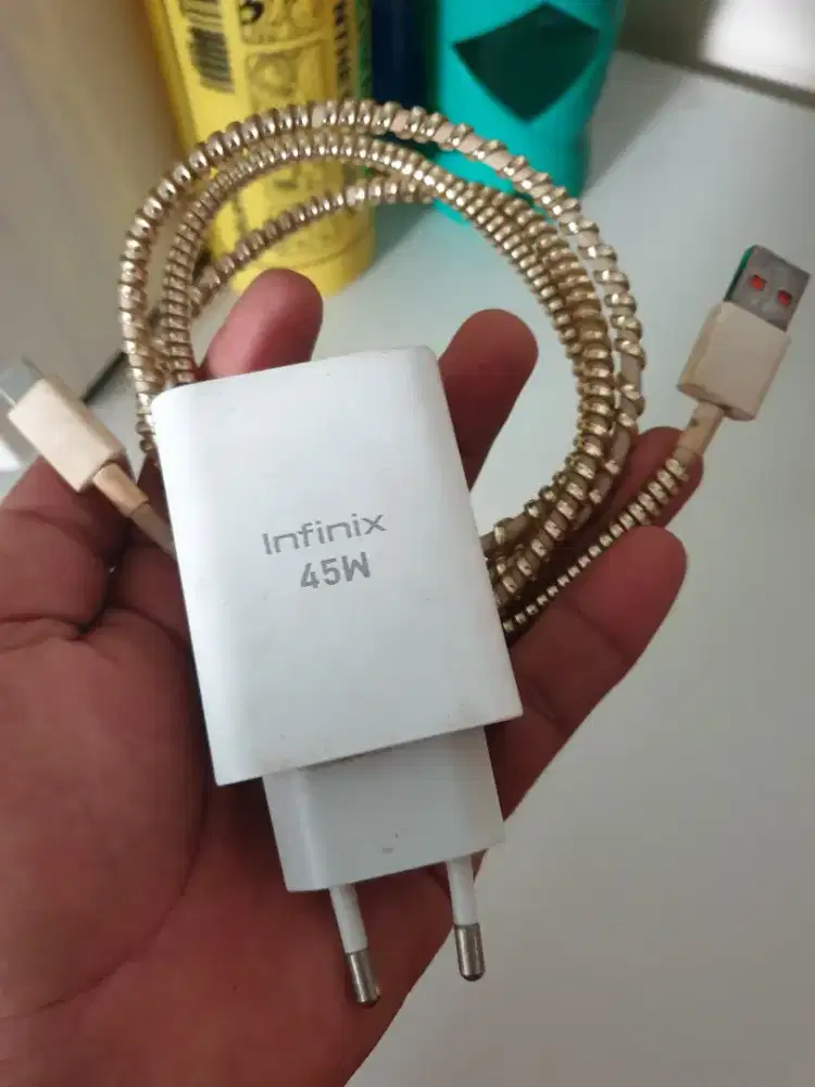Charger ori infinix 45 watt