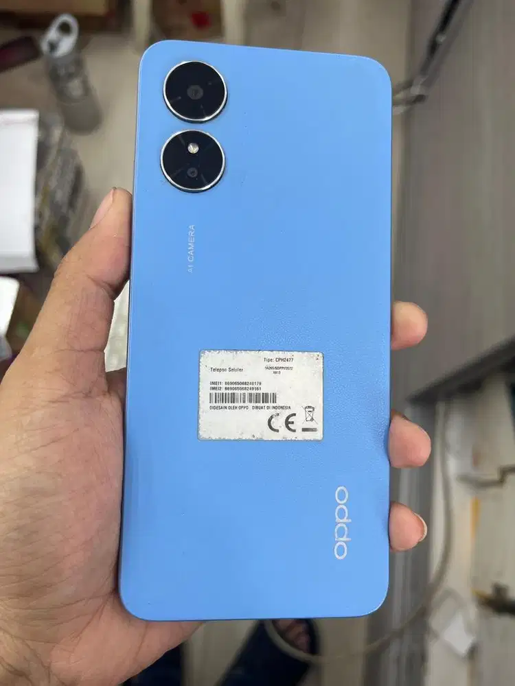 oppo a17 4/64 seken fullset