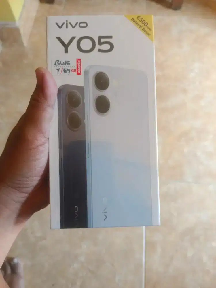 Jual Vivo Y05 ram4/64 kondisi baru msh segel 
Bisa tt hp lain