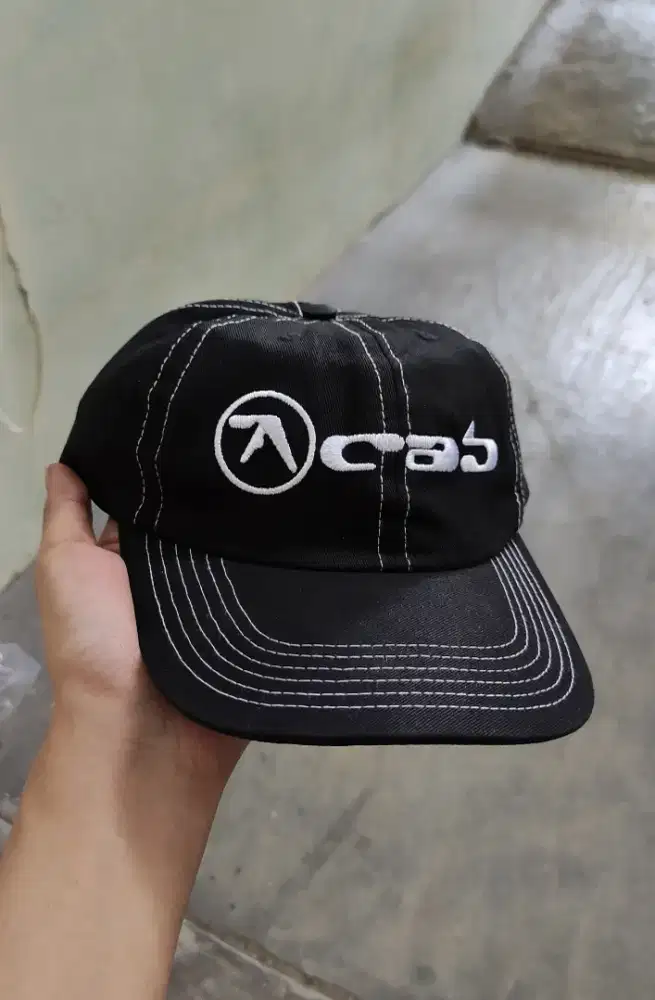 Topi 6 Panel Aphex Acab Dad Hat Caps Hitam Model Ceper Six Panels